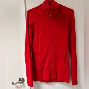 LIMITED EDITION Lululemon Define jacket LONG LENGTH! Bright Red, Size 2